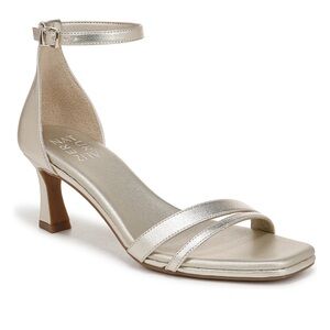 NEW Naturalizer Khloe Open Square Toe Dress Sandals Sz 6.5W Wide Width